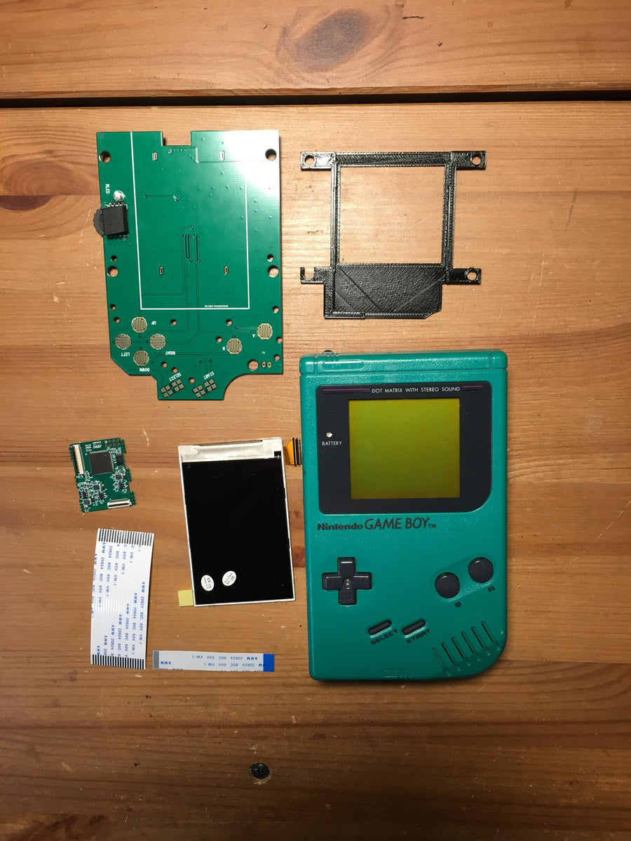 On sale Gameboy Original Recased Green With IPS Screen