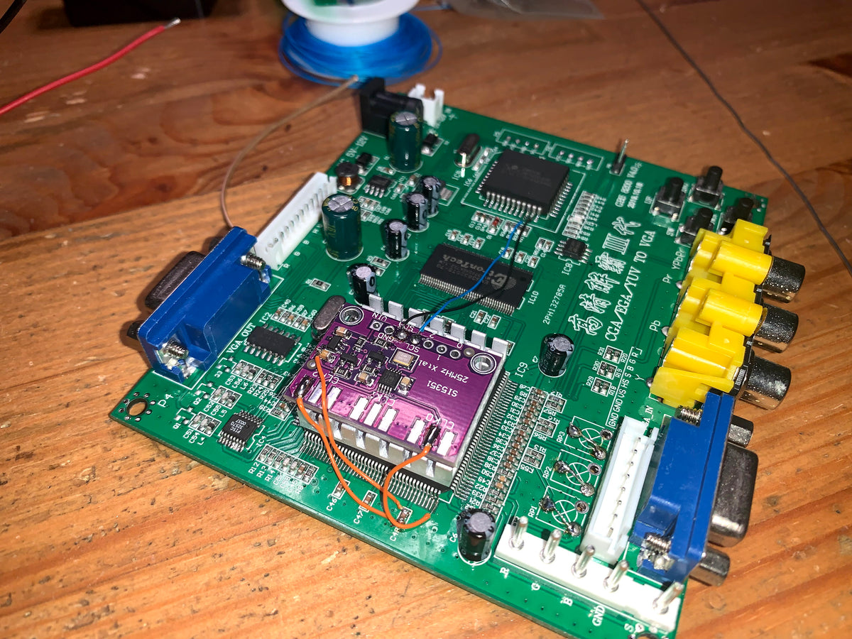 技適取得済みESP-12Fに変更 gbs control RGB(SCART規格
