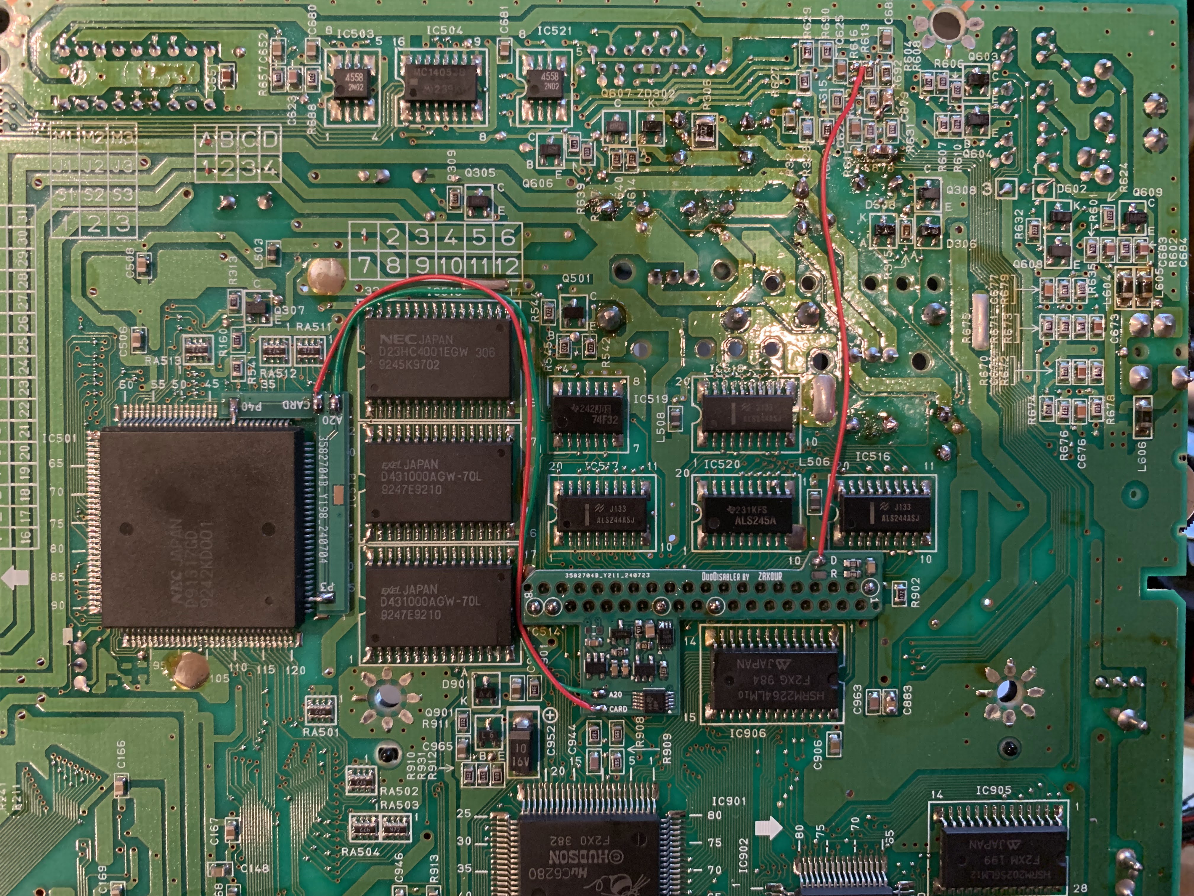 Turbo Duo/PC Engine Duo/R/RX Duo Disguiser install – 1upRestorations