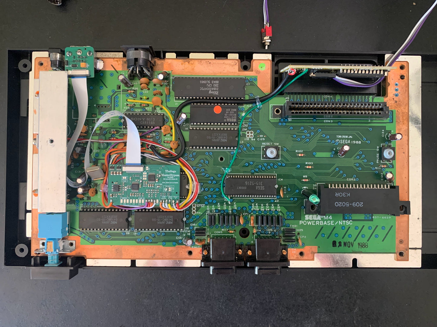 Master System Model 1, Model 2, or Mark III RGB Bypass