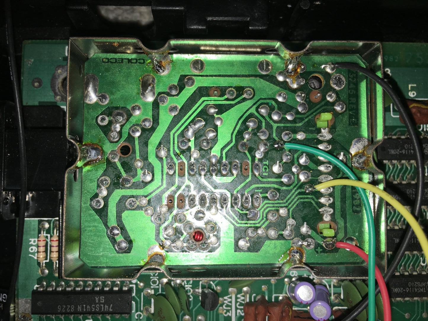 Colecovision Composite Video Install