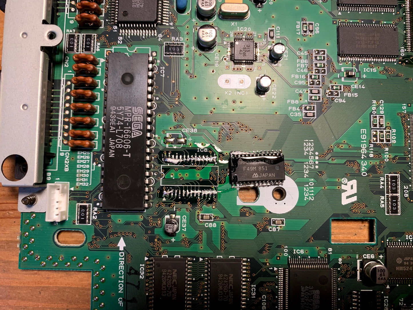 Sega Saturn FRAM Mod