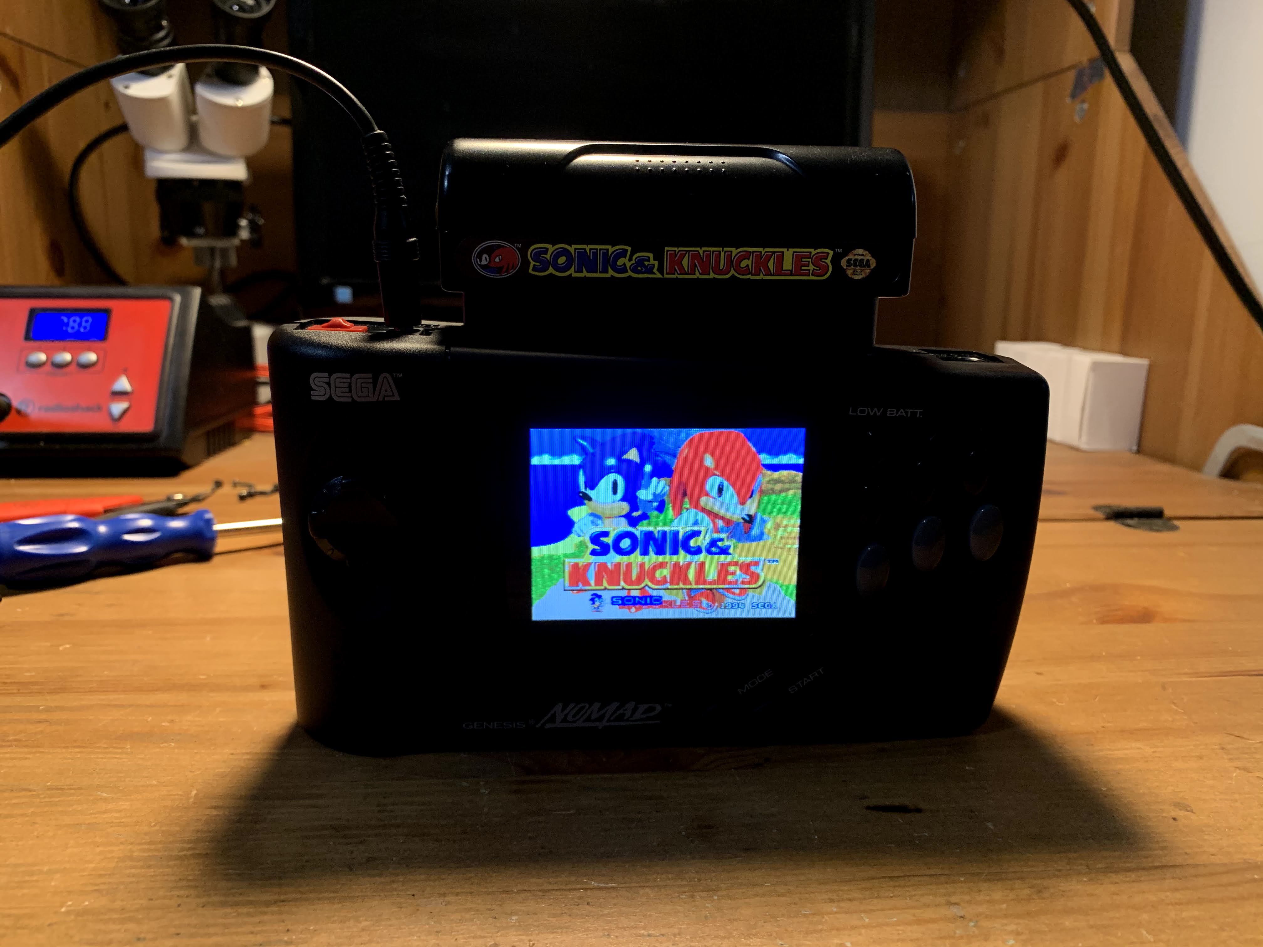 Sega Nomad TFT LCD Install