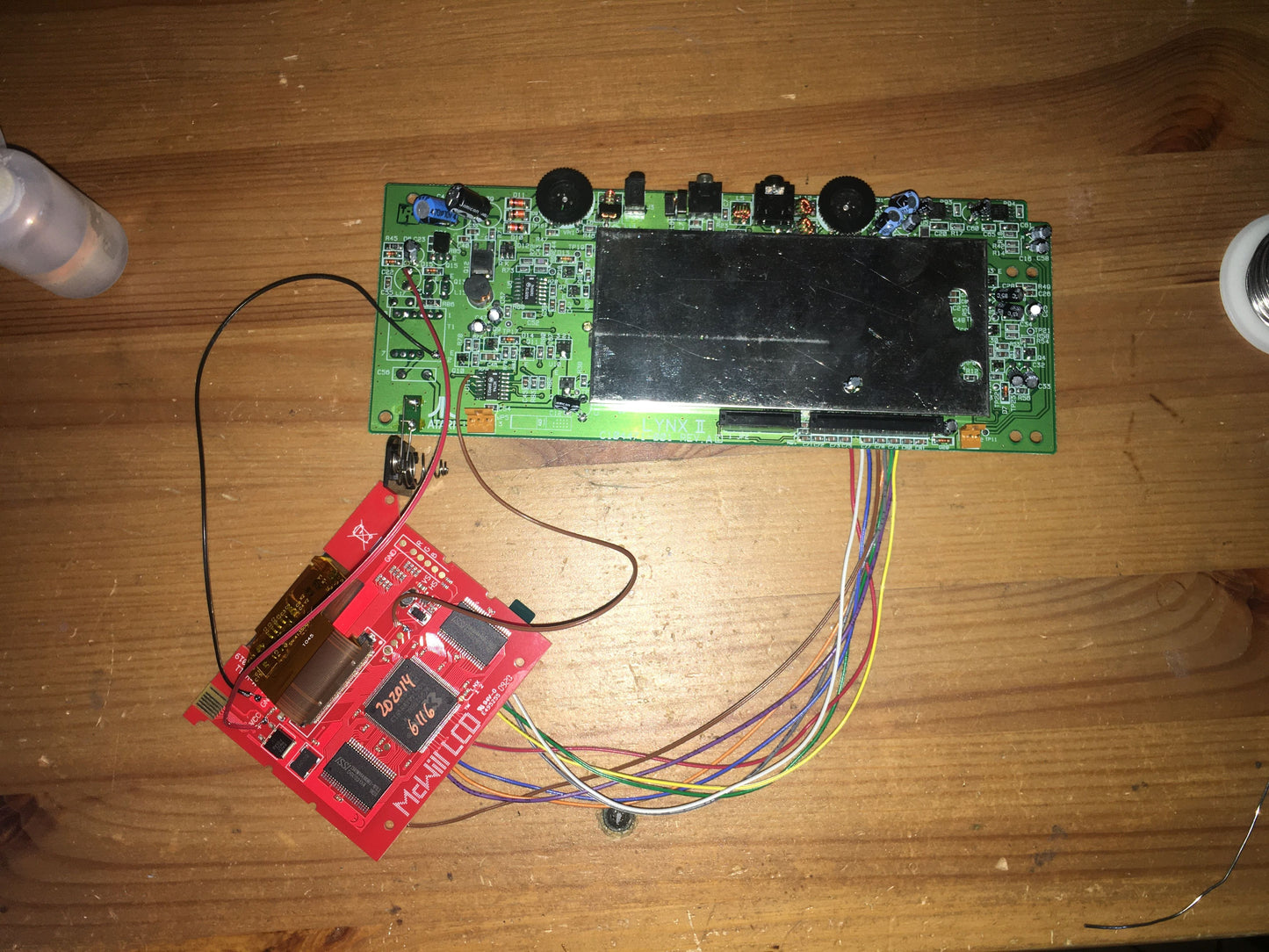 Atari Lynx McWill LCD Screen Install