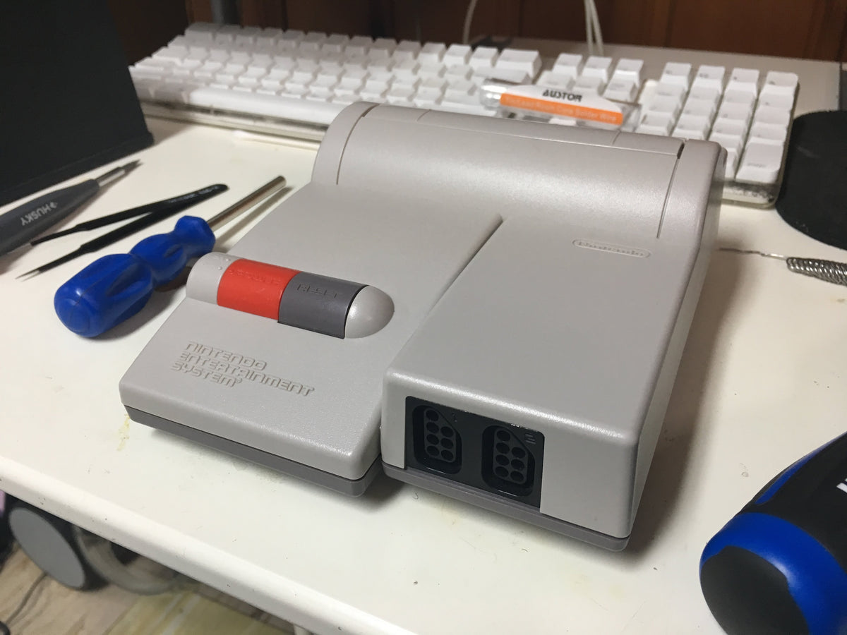 Nes Toploader Rear NES Top Loader AV Install – 1upRestorations