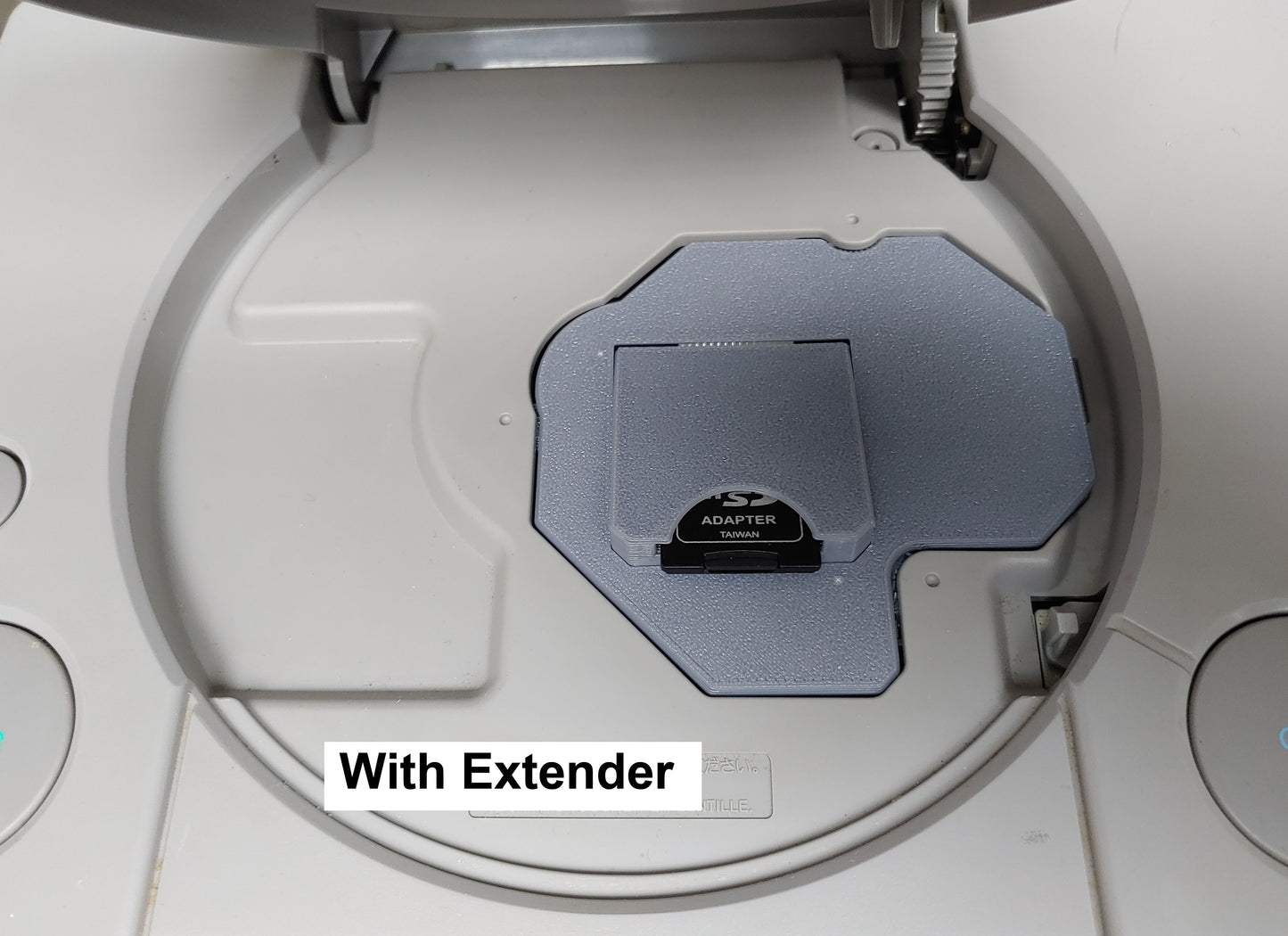 PlayStation console with XStation Optical Disc Emulator